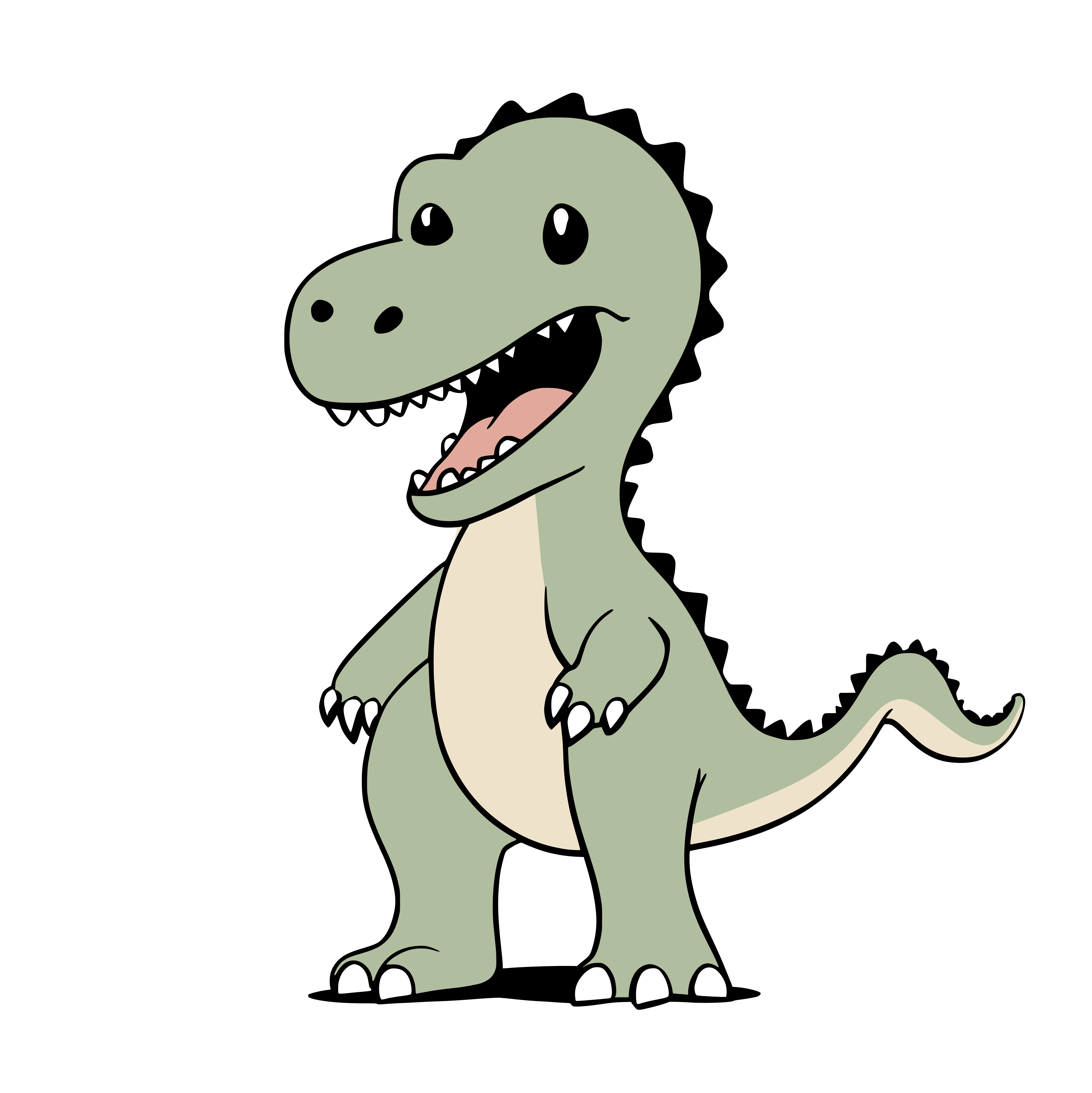 Baby dinosaur graphic design