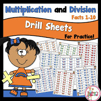  Multiplication and Division Drill Sheets