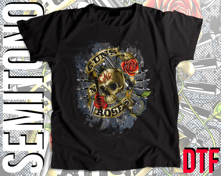 guns n roses craneo para DTF