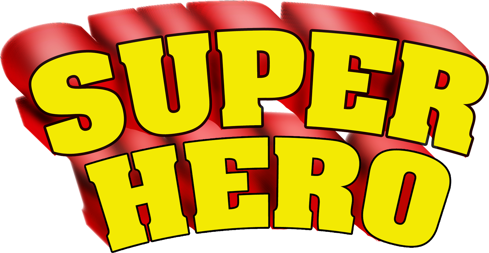 Concept 60 of Superhero Words Clipart