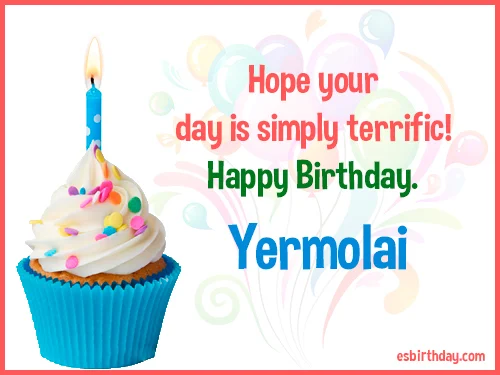 Yermolai Happy Birthday