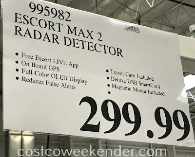 Deal for the Escort Max II Radar Detector at Costco