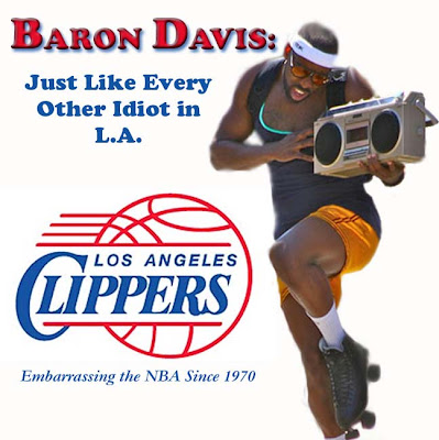 baron davis clippers beard. aron davis clippers.