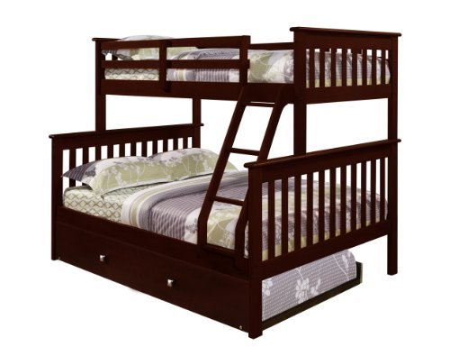 full over full bunk beds with trundle