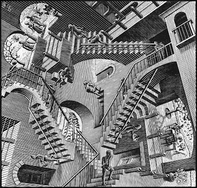 Relativiteit, M.C. Escher