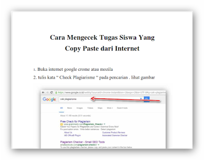 Cara Mengetahui Tugas Siswa Yang Copy Paste Dari Internet 