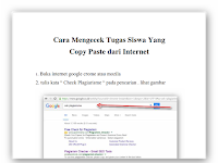 Cara Mengetahui Tugas Siswa Yang Copy Paste Dari Internet 