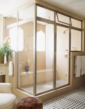 Desain Kamar Mandi Shower Minimalis Tanpa Bathub