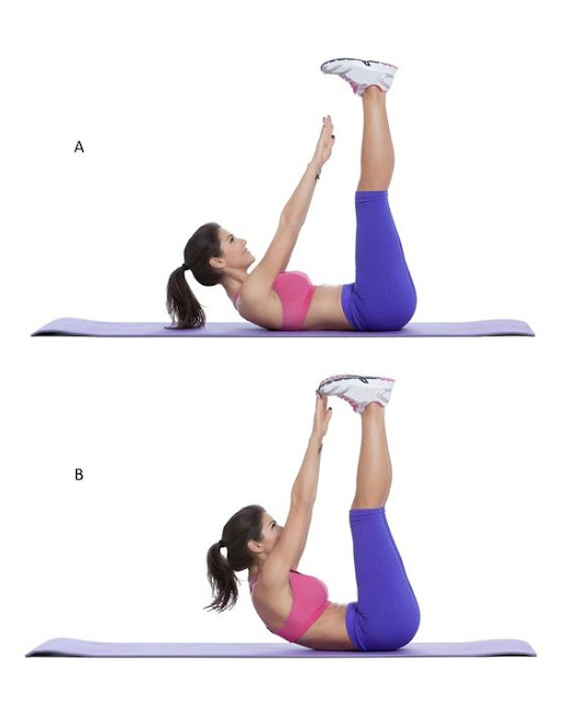 6. Vertical Leg Crunch