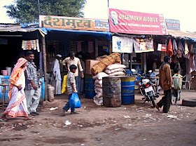 small kirana store in a poor locality