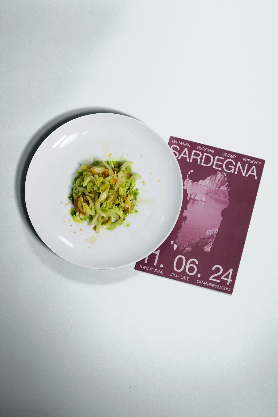 Da Maria Presents – Regional Dinner - Sardegna  Tuesday 11 June 5pm - Late