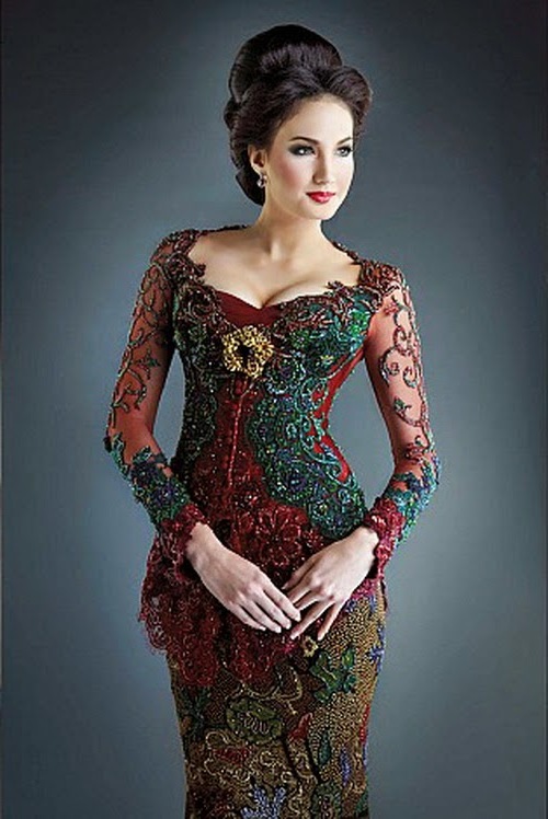 50 Gambar Model Baju Kebaya Pengantin Elegan dan Modern ~ Ayeey.com