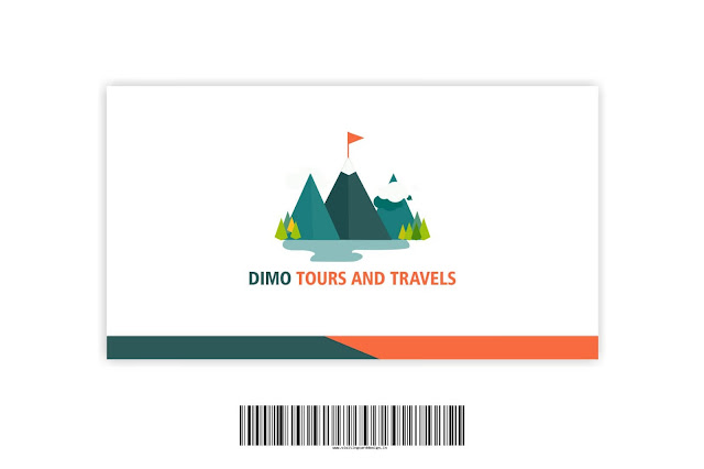 Travels Visiting Card Design in Corel Draw