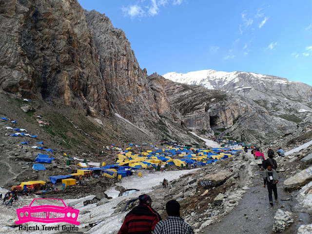 amarnath cave, glimpse of amarnath cave, amarnath hill, amarnath lake,