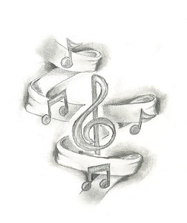 Music Themed Tattoos - Guitar Tattoos - Musical Notes Tattoo