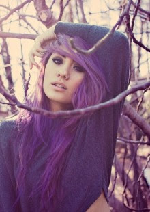 Light Purple Ombre Hair