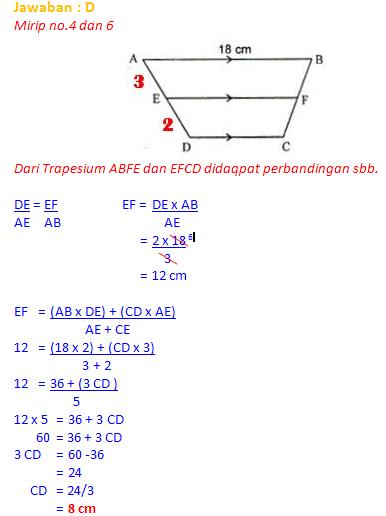 Matematika Smp Kesebangunan Dan Kekongkruenan Matematika Praktis