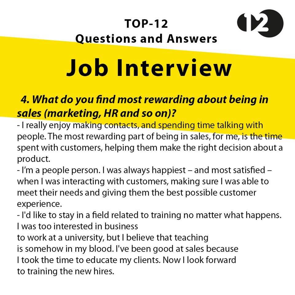 Valanglia: JOB INTERVIEWS: 9 TOP QUESTIONS AND ANSWERS YOU 