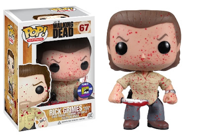 San Diego Comic-Con 2013 Exclusive The Walking Dead Pop! Vinyl Figures by Funko - Blood Splattered Prison Yard Rick Grimes