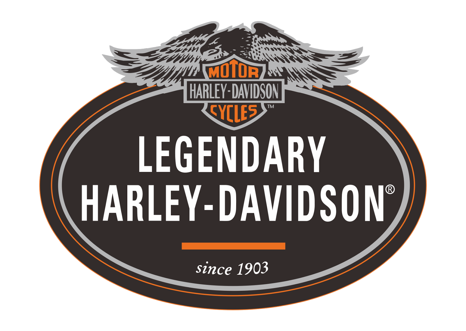 Legendary Harley  Davidson  Logo  Vector Format Cdr Ai  