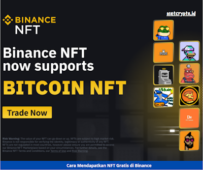 Cara Mendapatkan NFT Gratis di Binance