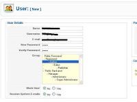 Adding New Users in Joomla