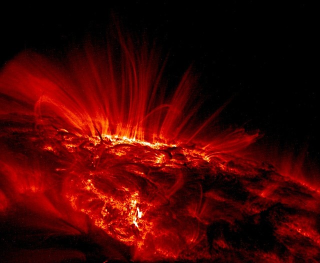 What happens when Earth hits by Solar Strom?