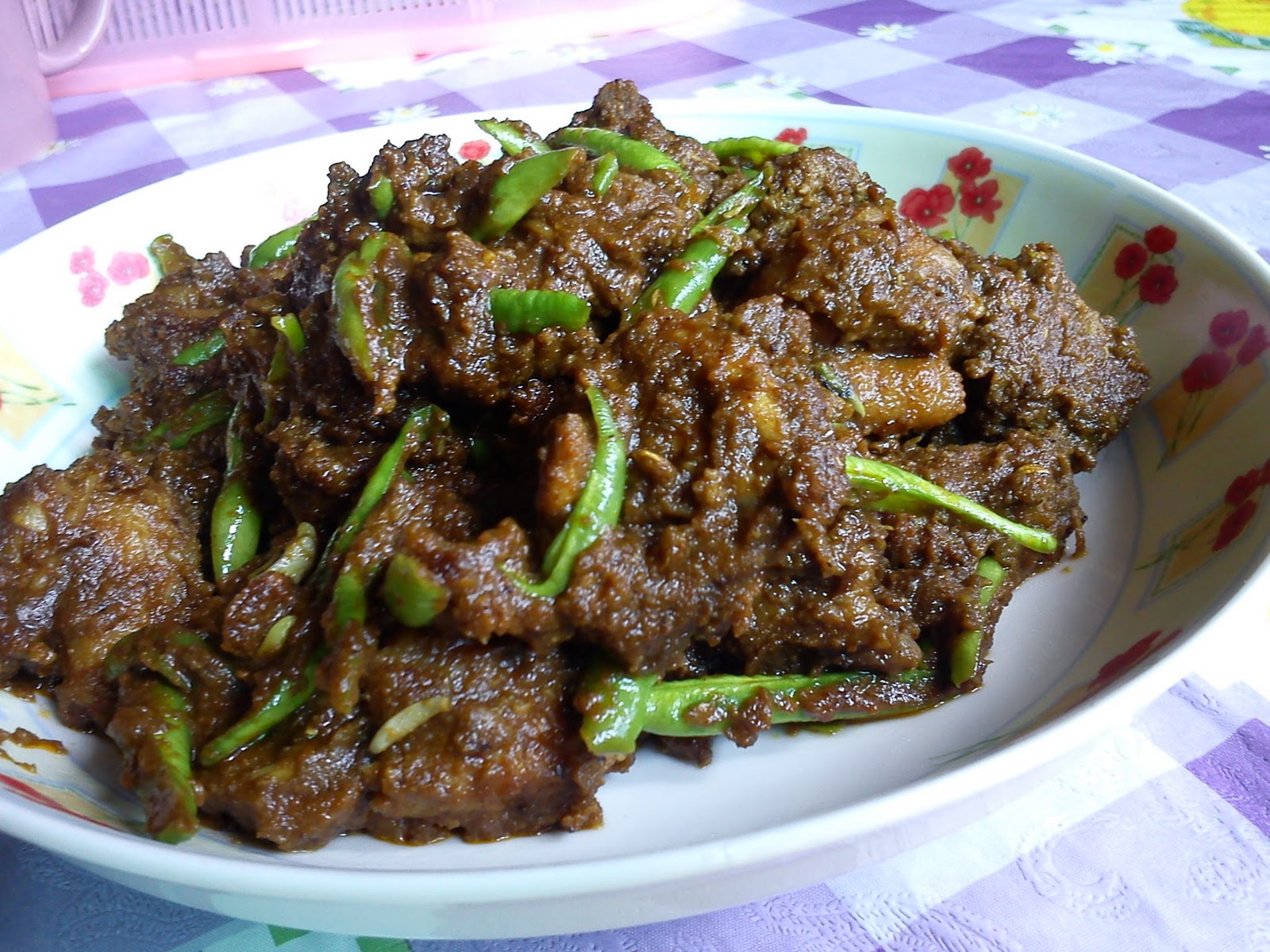 Menu: Teresek Kacang Panjang