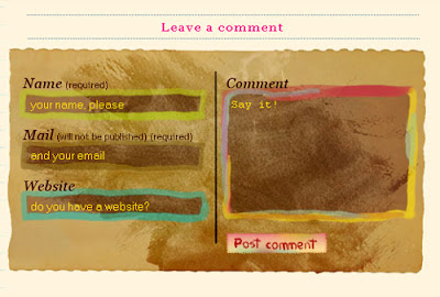 Blog Comment Form Designs