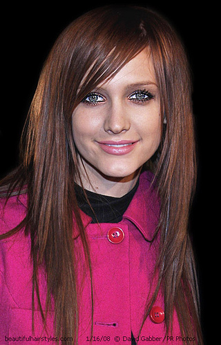 hairstyle with fringe. long haircuts with angs for