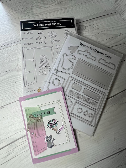 Stamp Sets and Dies use to create this Stampin' Up! Birthday Card