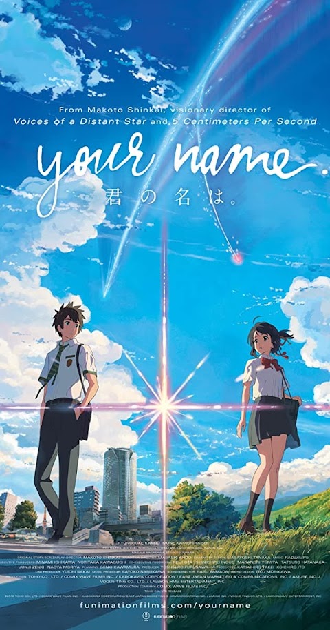  Your Name (Kimi No Na Wa) (2016) Bluray 480p , 720p Dual Audio Hindi , English
