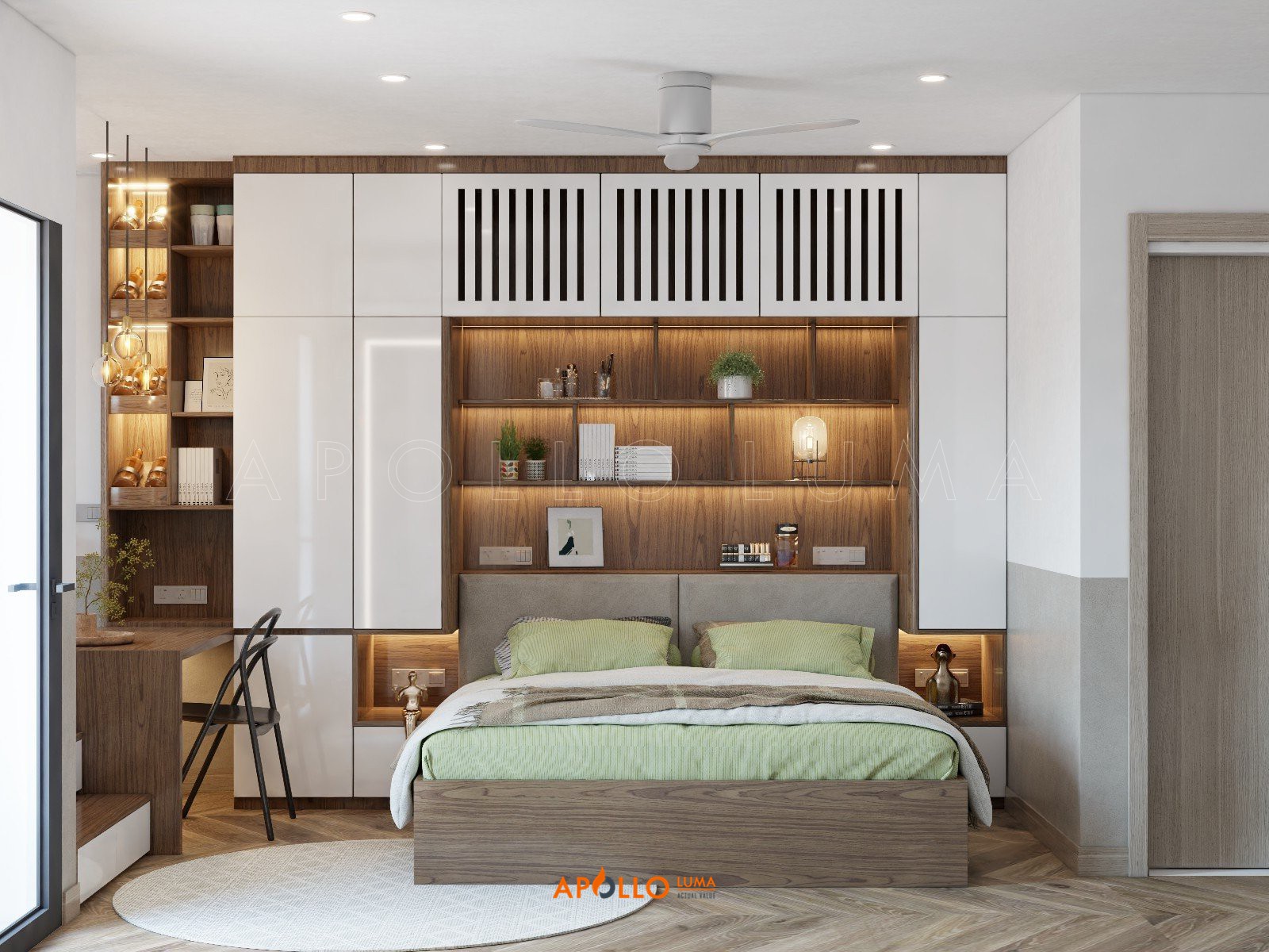 Thiết kế nội thất căn hộ Studio tòa S1.03 Vinhomes Ocean Park