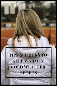 Tips & Tricks on how to stay warm on the sidelines of cold weather sports. 