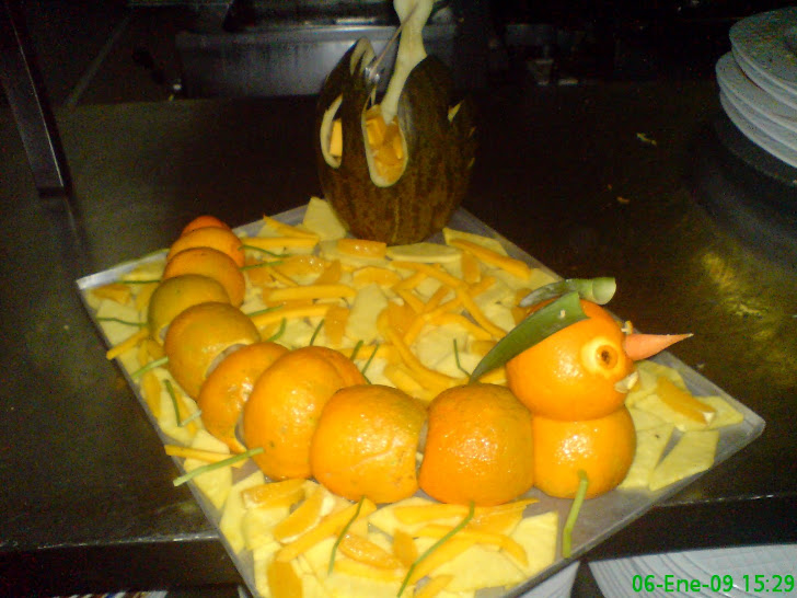 Otro ciempies relleno de fruta