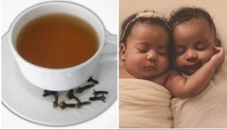 Cloves water for conceiving twins