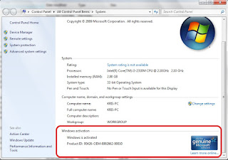 Windows 7 genuine Full versions