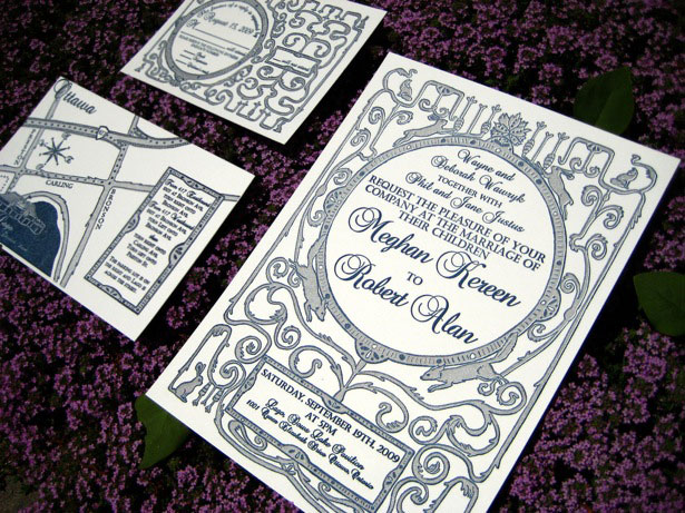 creative wedding invitation card