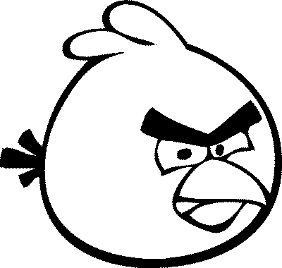 Bird Coloring on Angry Birds Coloring Pages