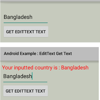 How to get text from EditText in Android