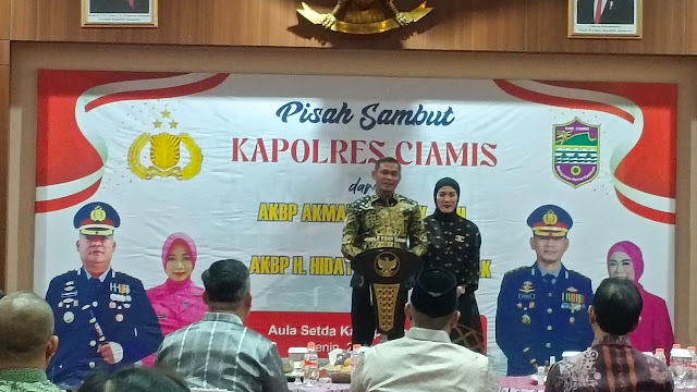 Pisah Sambut Kapolres Ciamis dari AKBP. Akmal ke AKBP. H. Hidayatullah Penuh Makna dan Tertegun