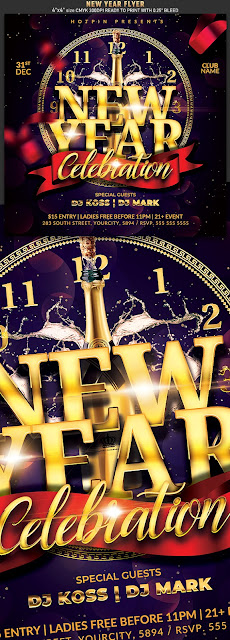  New Year Flyer Template