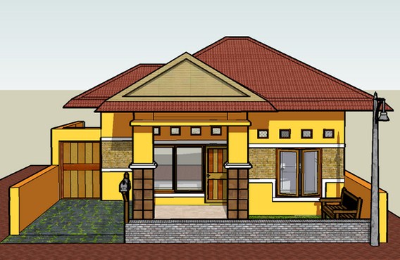 100 Gambar Desain Rumah  Impian Sederhana  Minimalis  Model 