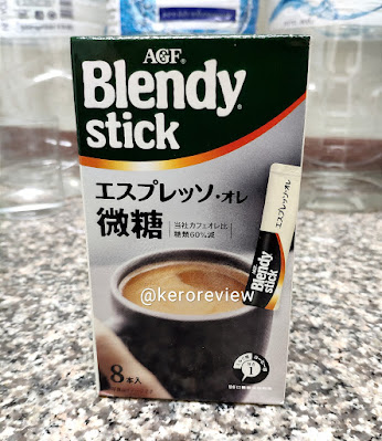รีวิว เอจีเอฟ เบลนดี้ สติ๊ก เอสเพรสโซ่นมน้ำตาลทรายละเอียด (CR) Review Espresso Au Lait Fine Sugar, Blendy Stick AGF Brand.
