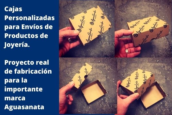 cajas personalizadas para envíos de productos de Joyeria