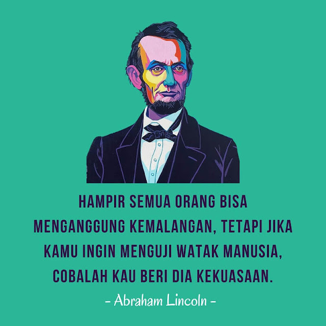 kata kata bijak abraham lincoln