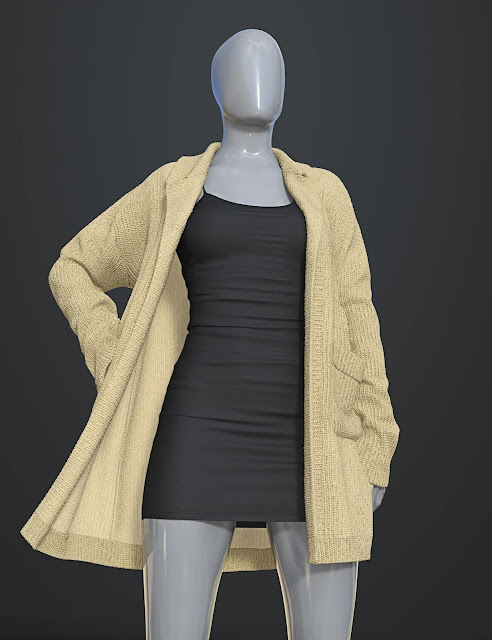 Explore the dForce SU Fall Fashion Set for Genesis 9, 8.1, and 8 Female