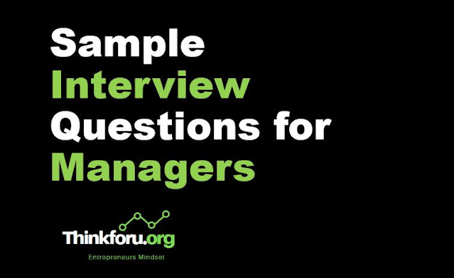Cover Image of Sample Interview questions for managers