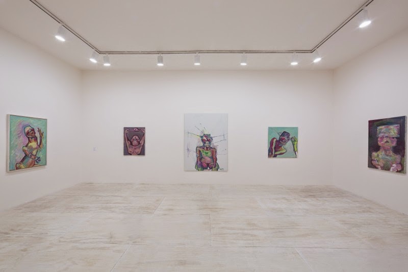 Installation view of Maria Lassnig at MoMA PS1, 2014. © 2014 MoMA PS1; Photo Matthew Septimus.