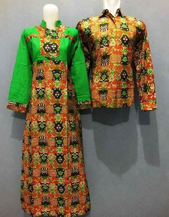 43 Model Baju Batik  Couple Lengan  Panjang Modern Khas ABG 